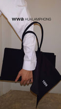 Load image into Gallery viewer, Black Canvas Bag
