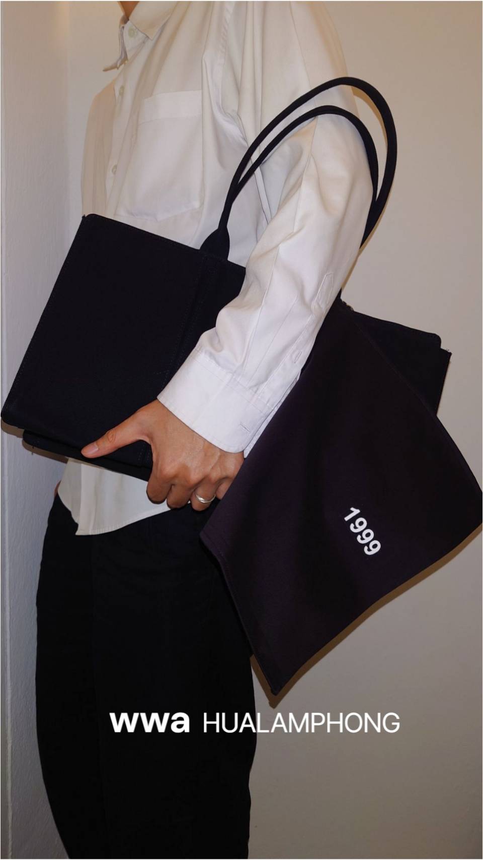 Black Canvas Bag